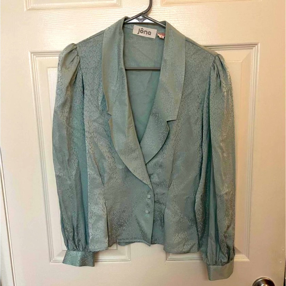 vintage 80’s silk blouse